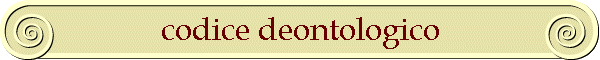 codice deontologico
