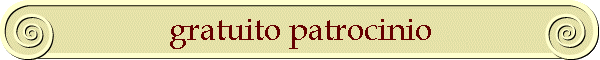 gratuito patrocinio